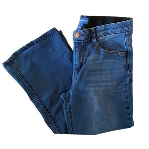 Democracy AB Solution Flare Jean Women Size 6 Medium Wash Comfort Waist B159F9L8